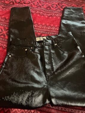 Free People Phoenix Faux Leather Pants Size 31